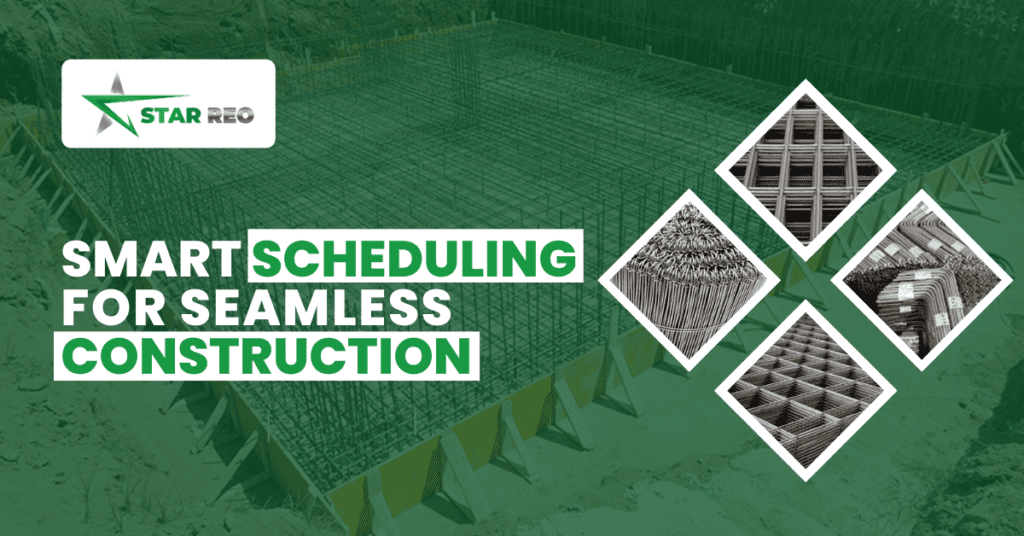 Smart Scheduling for Seamless Construction